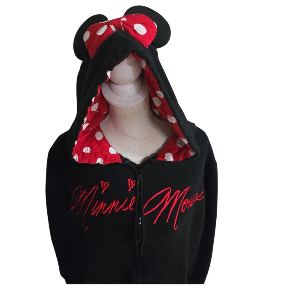 Disney Parks Minnie Mouse Zip Up Hoodie